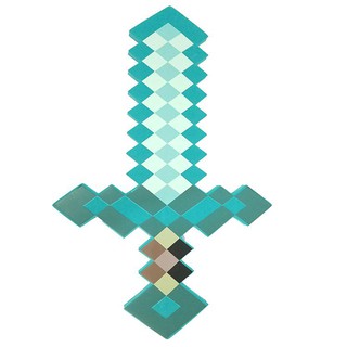 二次元 模型 武術刀 練習刀 免運 下殺 Minecraft我的世界游戲周邊鉆石劍玩具泡沫劍鎬 火炬二次元模型未開刃 蝦皮購物