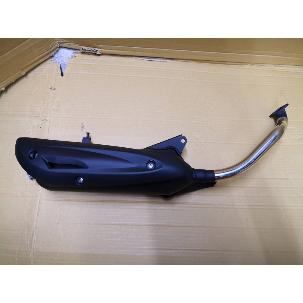 光陽 化油版 精品 GP 125 G4 125 前後白鐵 小改加速管 靜音 排氣管 排煙管 有後輪土除使用