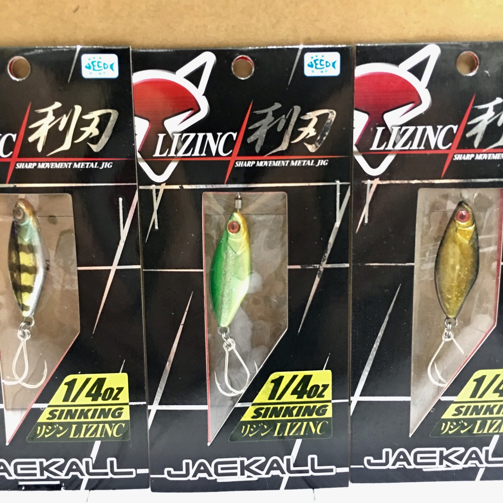 Jackall Lizinc 利刃鐵板釣魚微鐵板路亞jackall 假餌 蝦皮購物
