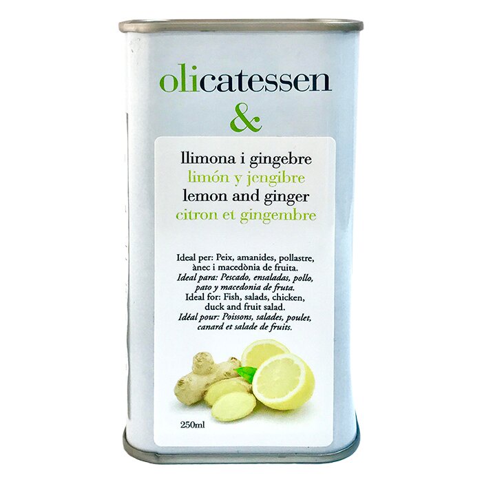 [輕食料理推薦]西班牙Olicatessen奧立森檸檬生薑橄欖油 250ml
