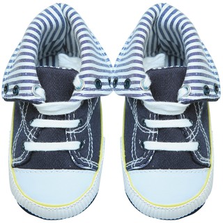 歐美等品牌百搭造型超可愛學步鞋-26藍色帆布【60214】貝比幸福小舖