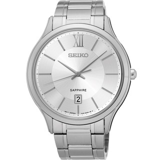 ∣聊聊可議∣SEIKO 精工 城市簡約美學時尚腕錶-銀/42mm 7N42-0GG0S(SGEH51P1)