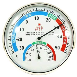【UP101】免電溫度計 指針溫度計 溫度計 濕度計 溫濕度計 溼度計 室內溫度計 室外溫度計 戶外溫度計 植物溫度