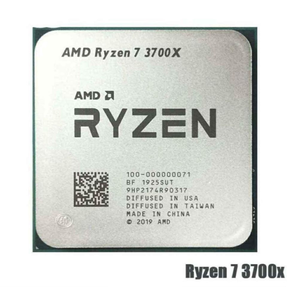 （完售）AMD Ryzen 7-3700X 3.6GHz八核心+原廠AMD風扇【二手良品】
