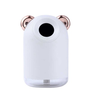 Alloet 空氣加濕器 LED 小夜燈 220ml H61- 白色