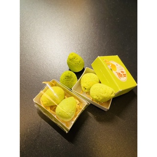 柚子 文旦 中秋 水果 送禮 禮盒 袖珍 手作 迷你 食玩 微型 藝術 擺飾 禮物 模型 黏土 情境佈置 模擬食物