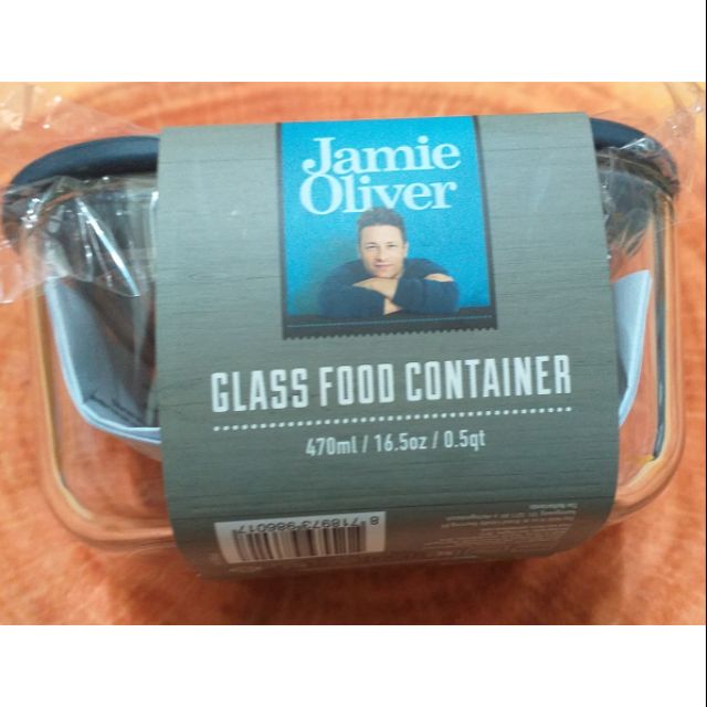 ~小瑄寶寶~ Jamie Oliver 方型耐熱玻保鮮盒(小) 470ml