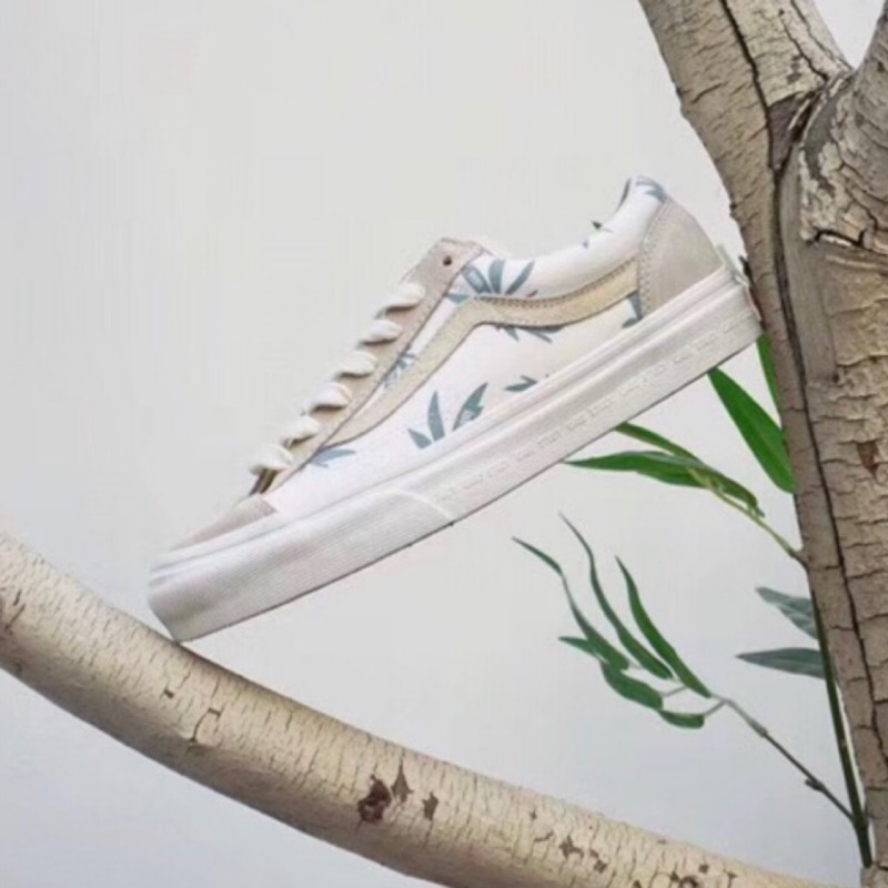 正品代購 MODERNICA x VANS OG Style 36 LX 聯名款 帆布鞋 米白 滑板鞋 樹紋