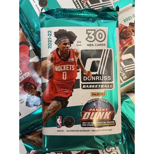 2021-22 Donruss Hobby NBA PANINI BASKETBALL  球員卡 卡包 散包