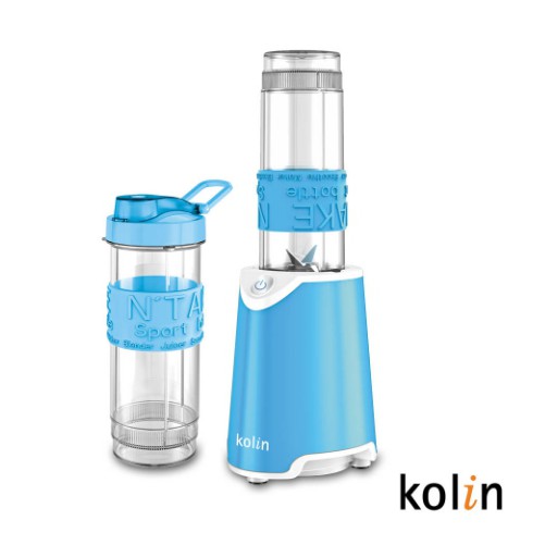 歌林Kolin隨行杯冰沙果汁機(雙杯藍) KJE-MNR572B 展示機 已訂