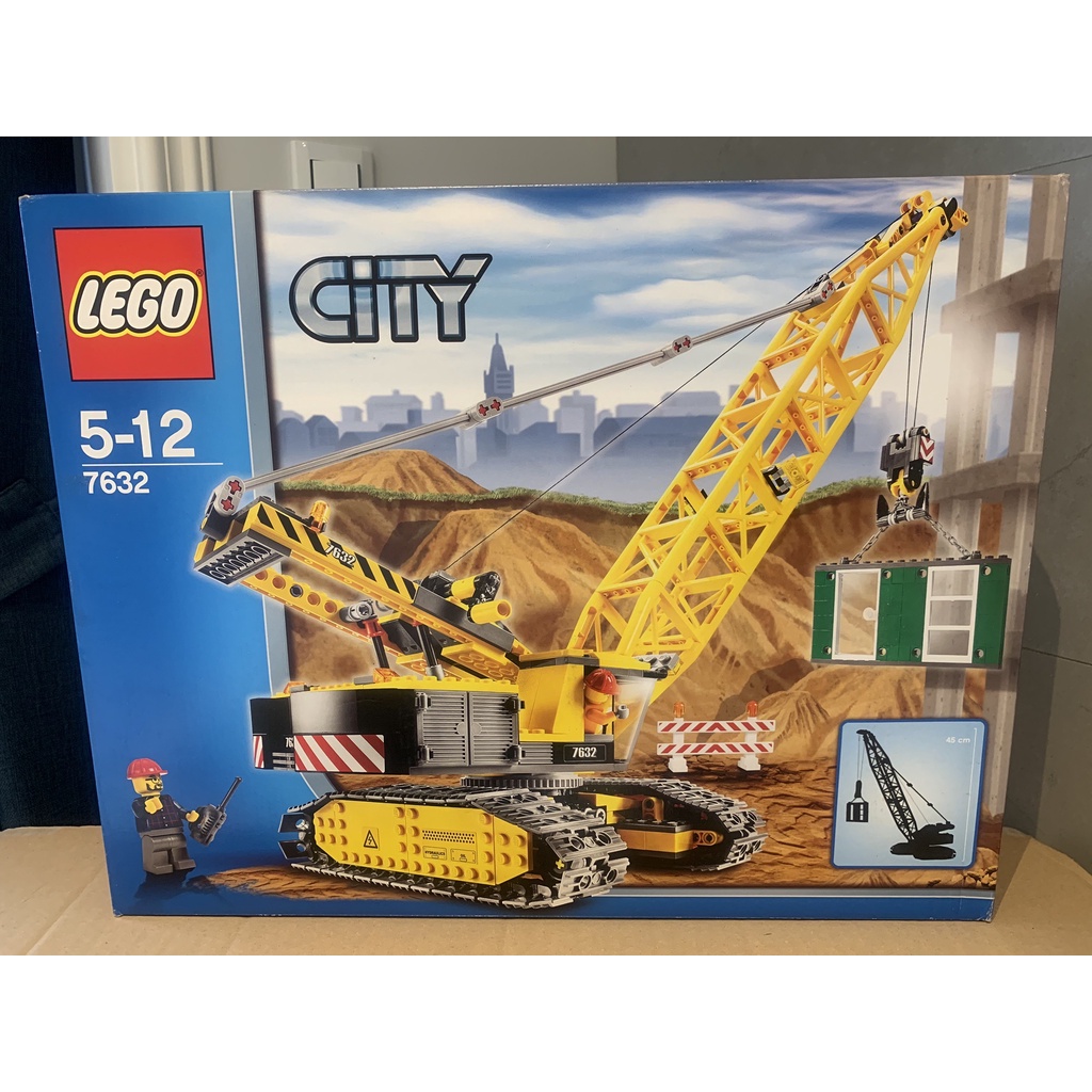 樂高 LEGO 城市系列 7632 Crawler Crane 履帶起重機 ~ 絕版神物~ 限 台中面交