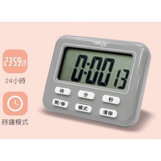 含稅一年原廠保固NAKAY大液晶電子式正倒數計時器電子鐘(NTC-28)