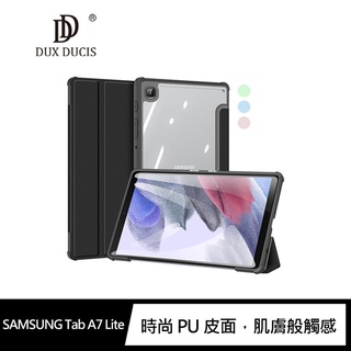 DUX DUCIS SAMSUNG Tab A7 Lite TOBY 筆槽皮套 透明背板