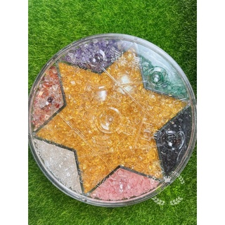 【尋寶家】🎉全網超低價🎉 天然 五行碎石 水晶 七星盤 七星陣 風水擺件 消磁 超實用 水晶擺件必備