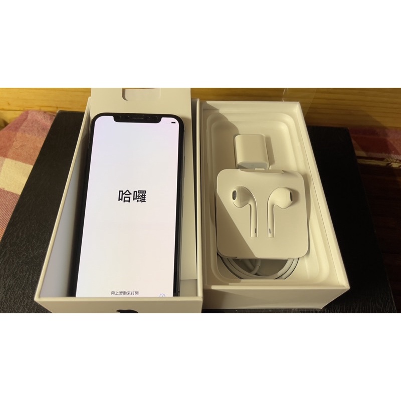 台灣公司貨 完整原盒裝 Apple iPhone X 256GB 黑色(誠可議)