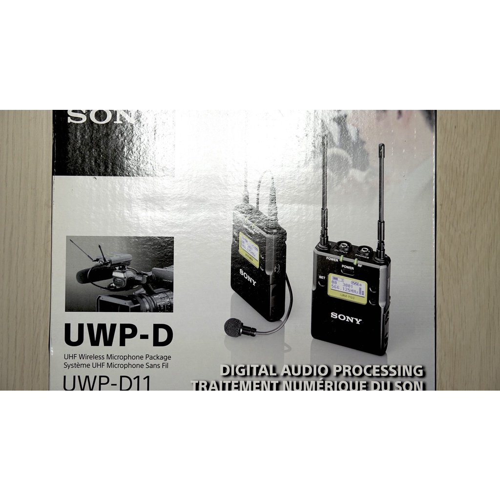 二手SONY UWP-D11 新一代 領夾式 無線收錄音麥克風組(公司貨）