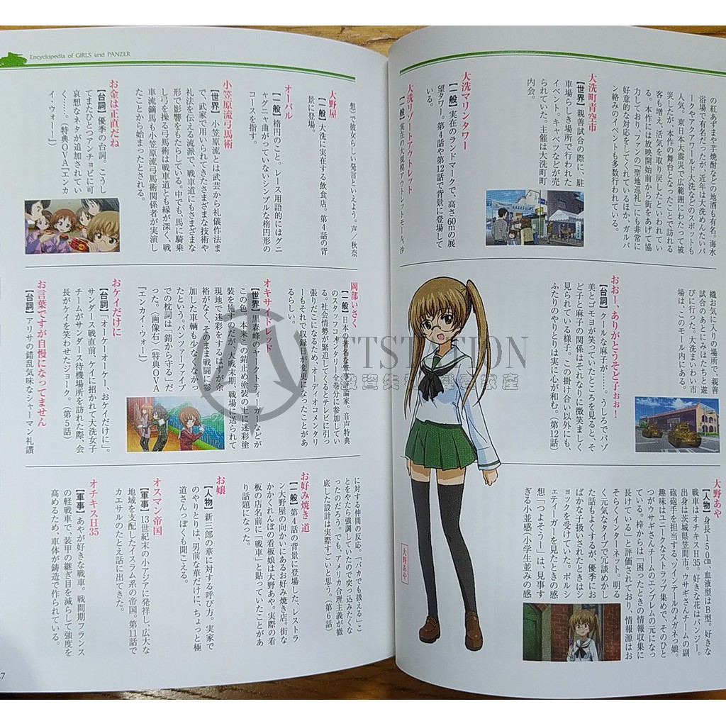 少女與戰車百科全書girls Und Panzer ガールズ パンツァー大洗女子學園西住美穗五十鈴華冷泉麻子 蝦皮購物