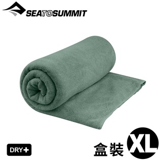 【Sea To Summit 澳洲 舒適抗 菌快乾毛巾 XL《盒裝/鼠尾草綠》】ACP072011/吸水毛巾/運動毛巾