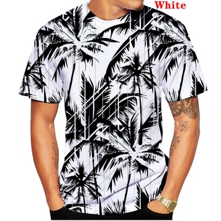熱賣!!! 男士時尚熱帶 Aloha 夏威夷花卉 3d 打印沙灘襯衫男士短袖上衣