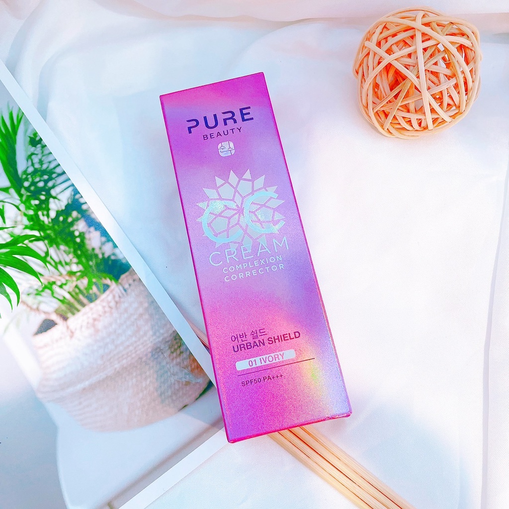 Pure Beauty CC霜 SPF50 PA+++ 嫩膚色/自然色 30ml