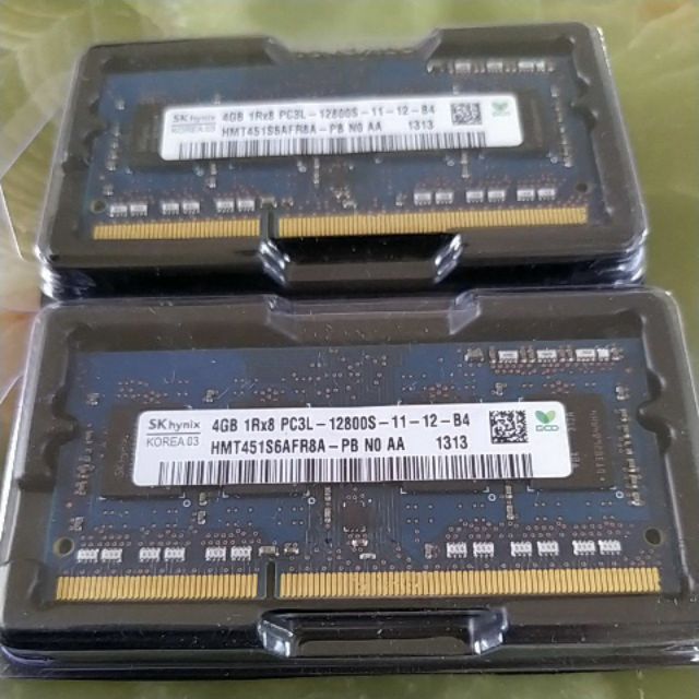 海力士 ddr3L 4g x2條 雙通道8g