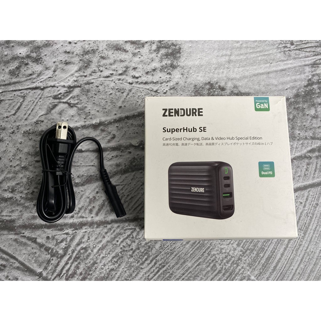 (二手)氮化鎵充電器推薦 Zendure 48W SuperHub 多合一充電集線轉接器 (NS-Switch款)