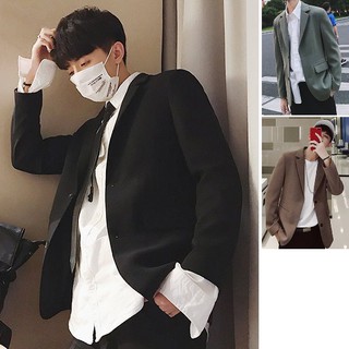 《 J.ST 》Chic x Trend 韓風時尚商務正裝婚禮 帥氣個性3素色雙扣休閒西裝外套夾克【K8341】