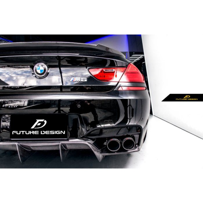 【Future_Design】BMW F06 F12 F13 M6 V牌 高品質 抽真空 卡夢 後下巴 後中包
