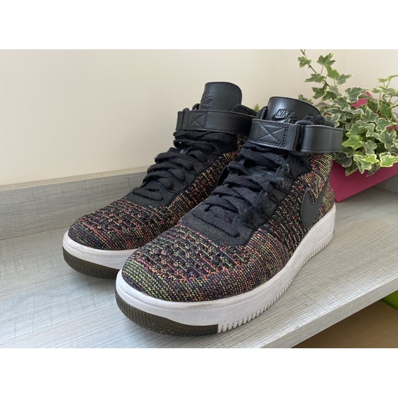 Nike Air Force 1 Flyknit 彩虹編織817420-002