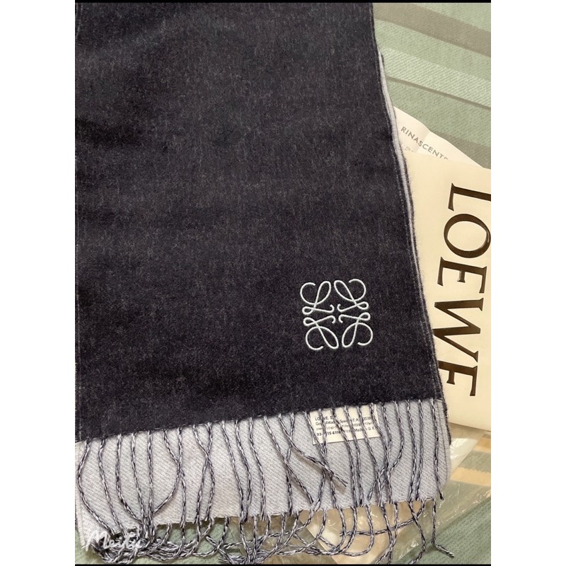 LOEWE 羅威（全新正品）羊毛Anagrum圍巾