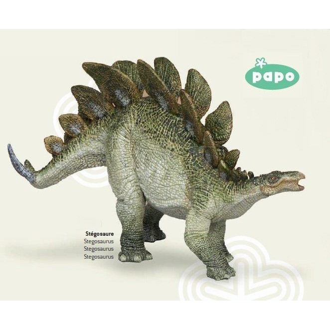 恐龍動物模型 PAPO 55007 劍龍 非rebor (精緻非市售一般品)