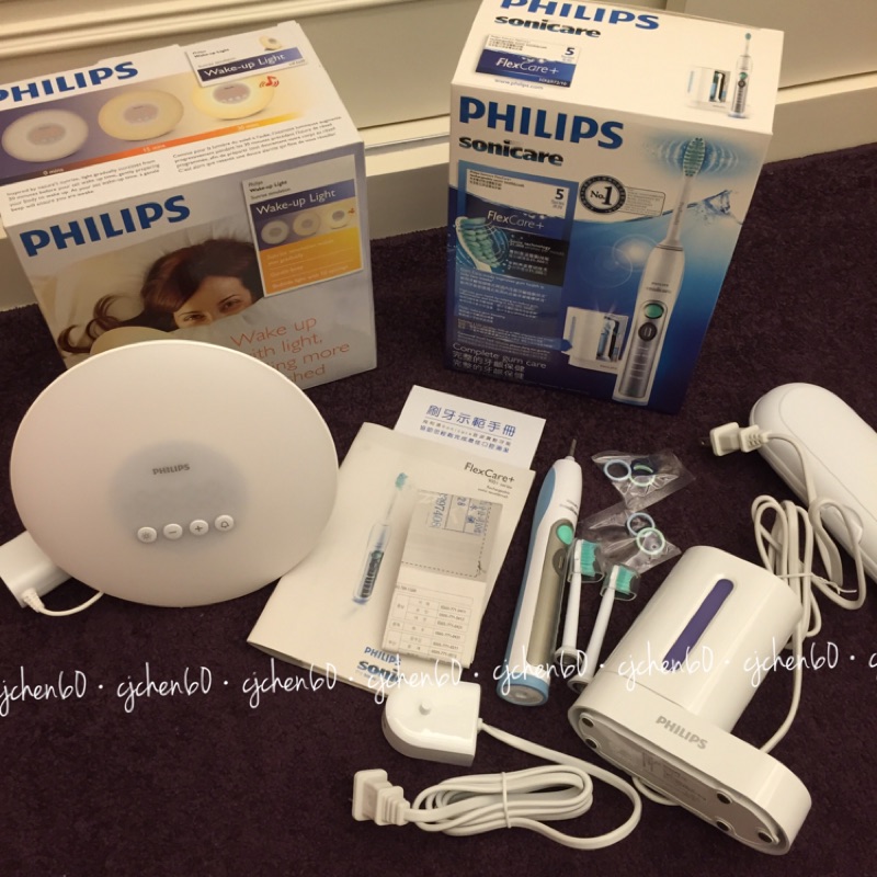 philips飛利浦電動牙刷、喚醒燈