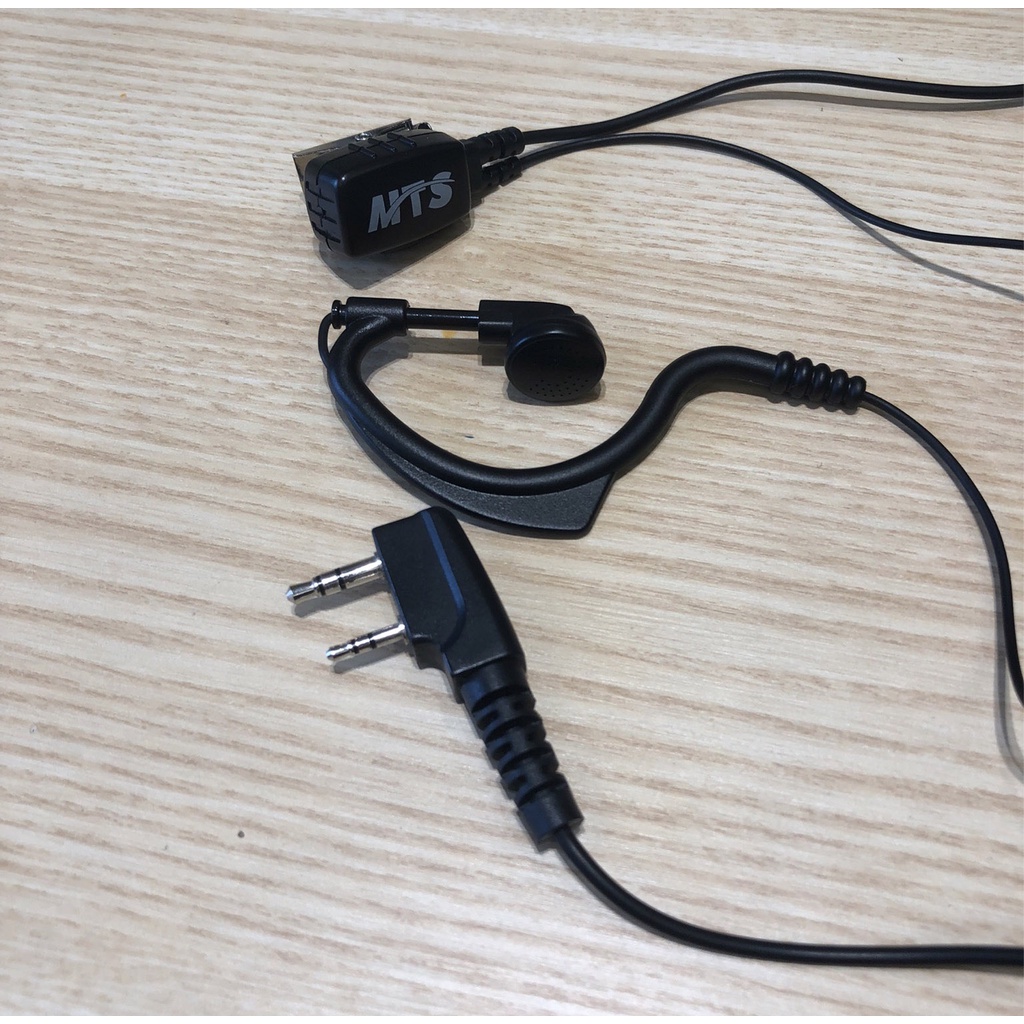 [二手] MTS 無線電對講機專用 耳掛式 耳機麥克風(K型)