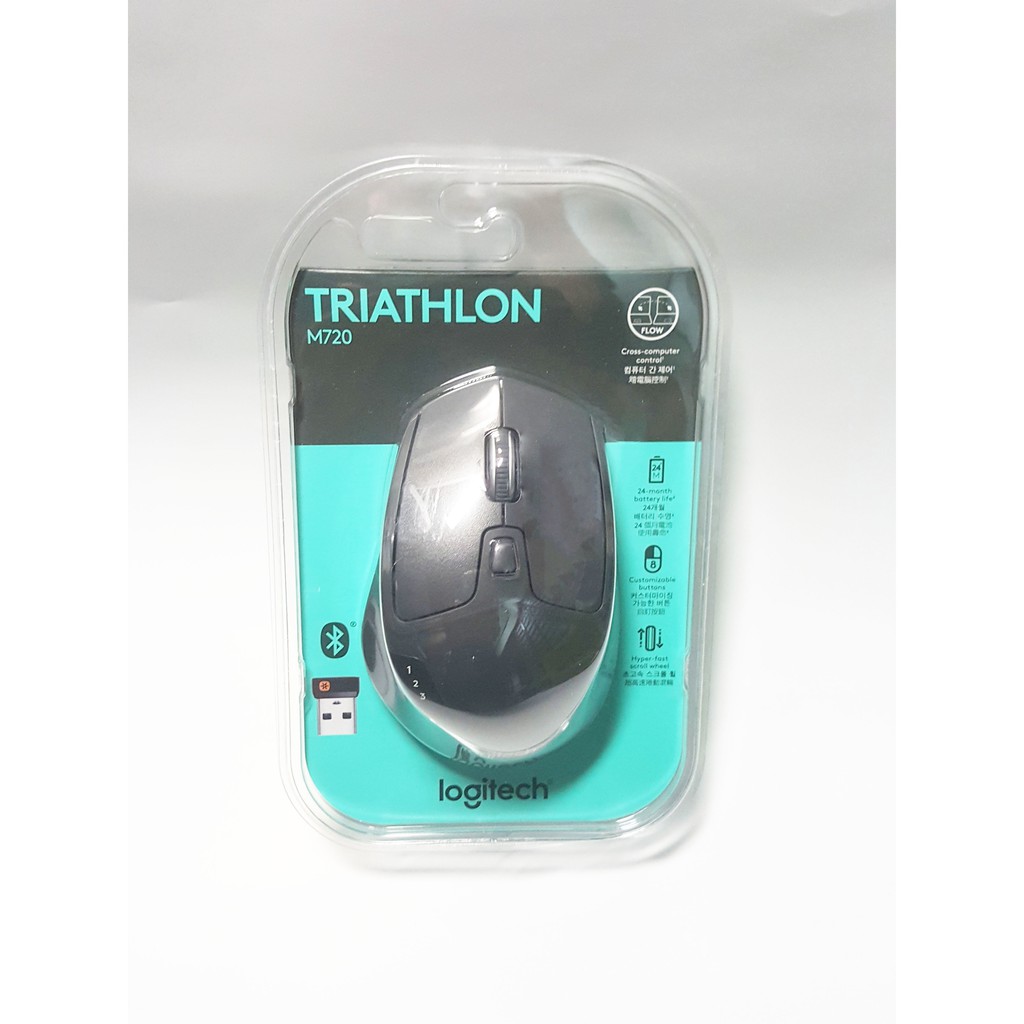 【台灣公司貨】羅技 Logitech M720 Triathlon 多工無線滑鼠 ~  全新未拆!