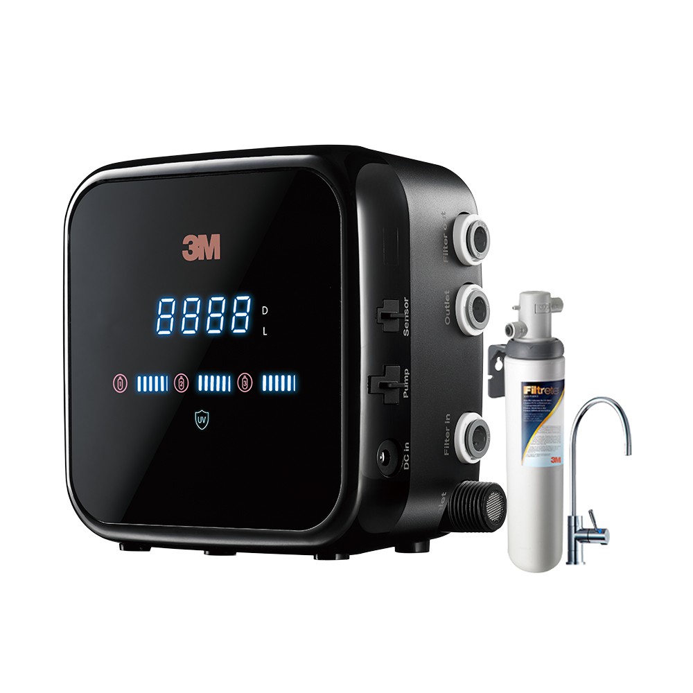 3M G1000 UV智能飲水監控器淨水組(附S004淨水器) 廠商直送