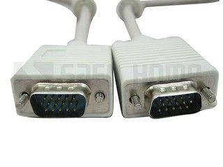 【Safehome】 全新 VGA 15PIN 公對公螢幕連接線/延長線 15M，抗噪磁環設計 CC0110