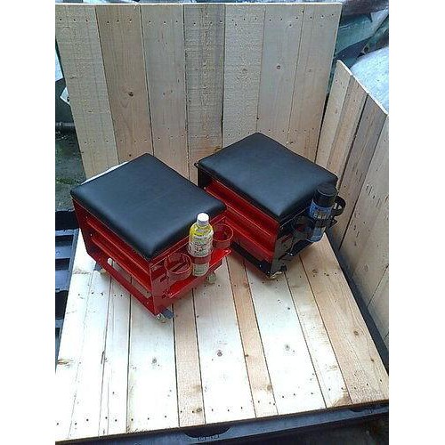 工具箱 工具車 工作椅有紅黑兩色可以選汽車包膜師專用款