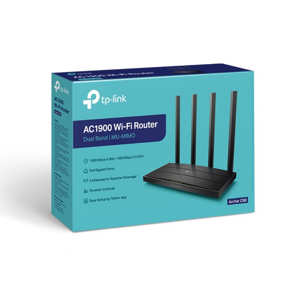 TP-Link Archer C80 AC1900 Gigabit 雙頻 WiFi 分享器 路由器 無線網路分享器