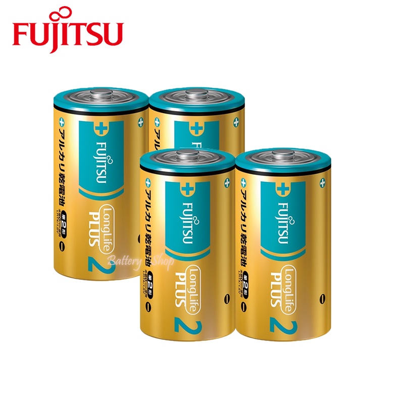 FUJITSU 富士通 2號高效能鹼性電池 日本製鹼性電池 LR14LP台灣公司貨