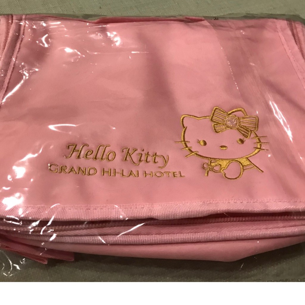 [全新現貨] Hello Kitty 凱蒂貓 旅行盥洗包 漢來飯店 聯名 限定版