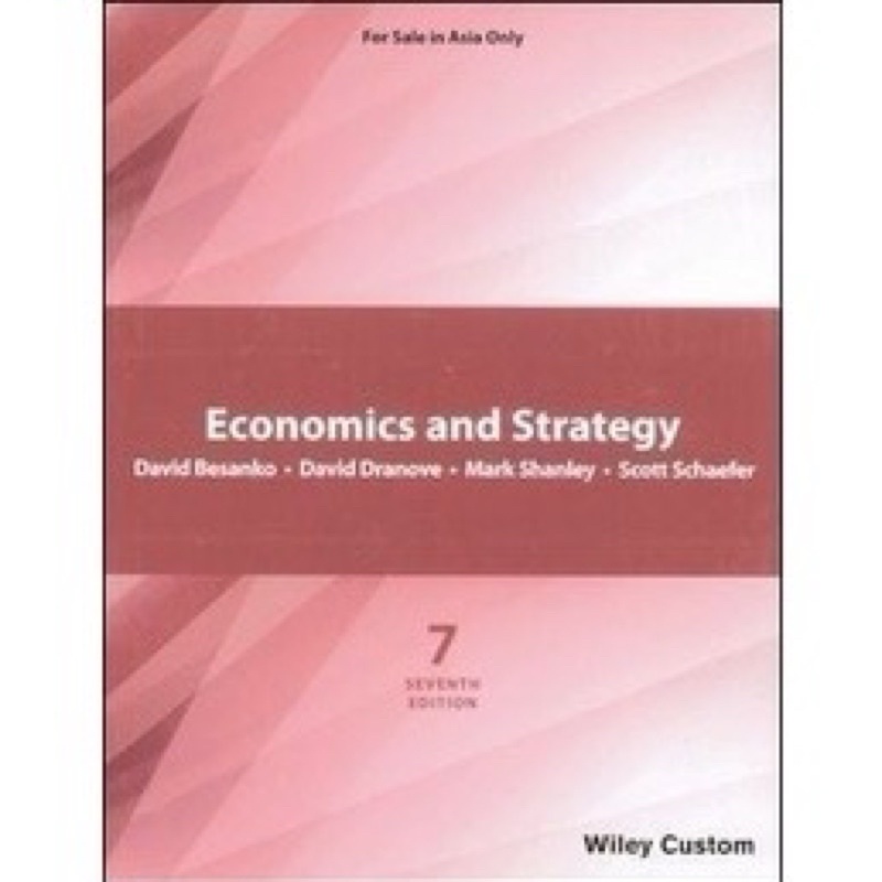 Economics and Strategy 7/e