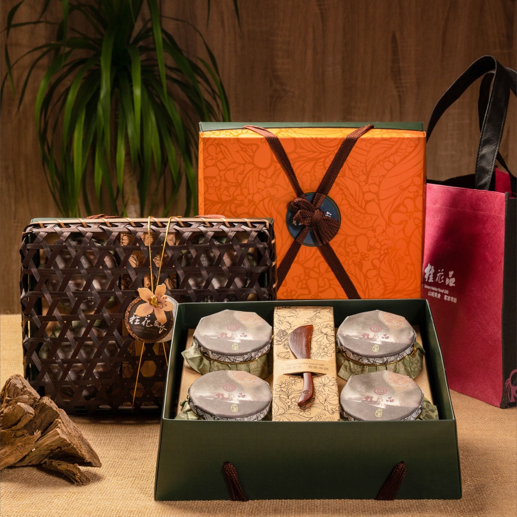 【桂花品 漾漾好得意 (桂花釀130gx4)】桂花釀 中秋禮盒 客家伴手禮 All the Best Gift Set