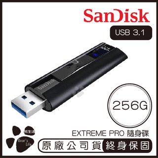 SANDISK 256G EXTREME PRO USB 3.1 固態隨身碟 CZ880 隨身碟 256GB 公司貨