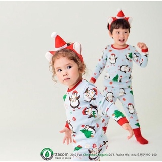 韓國品牌ttasom有機棉居家服套裝 兒童睡衣