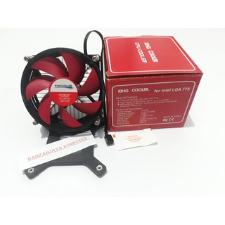 英特爾 風扇 LGA King Cooler Intel LGA 775 CPU 散熱器散熱器處理器螺栓