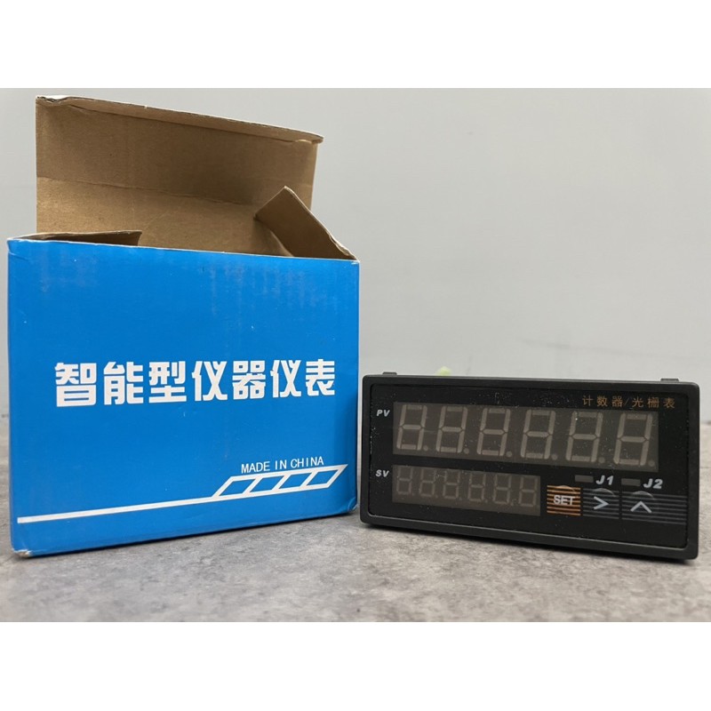 雙顯 6位計 數器計 計米器 光柵表 恆速控制電子碼錶帶變送輸出SF965-RS485通訊