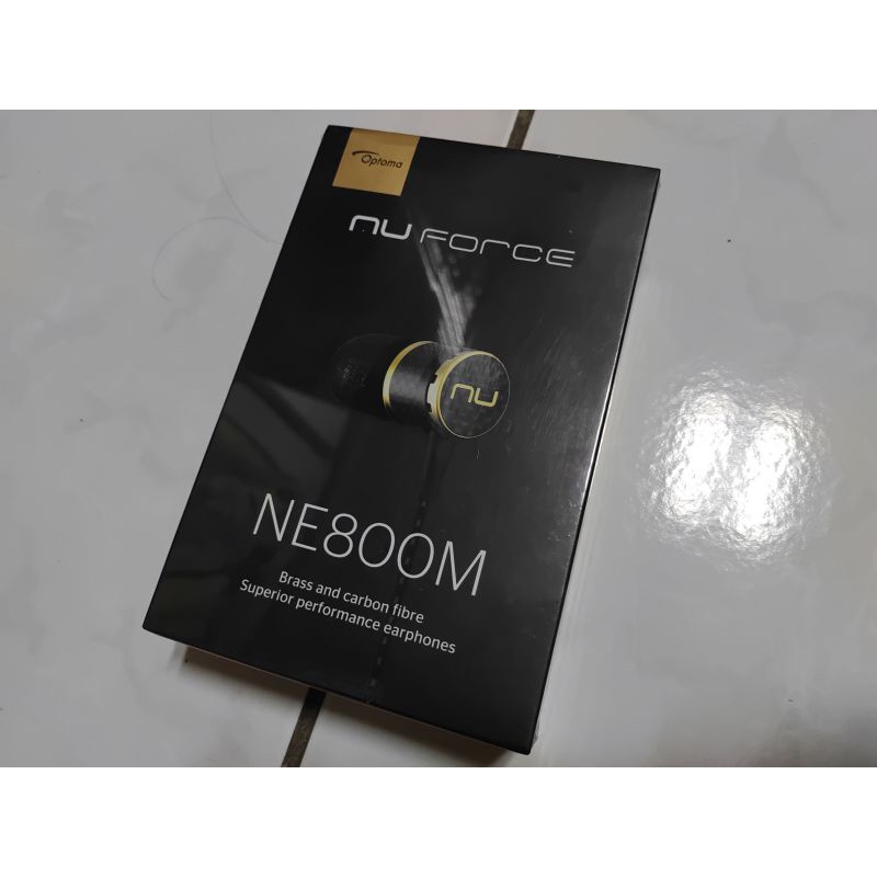 Optoma NuForce NE800M 全新未開膠膜未開 耳道式有線耳機