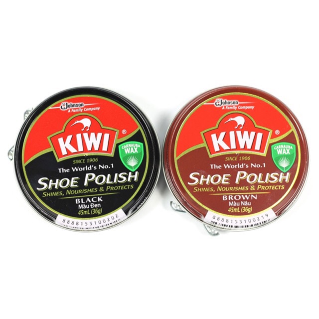 Kiwi Thai, 黑色或棕色鞋油(標准表)
