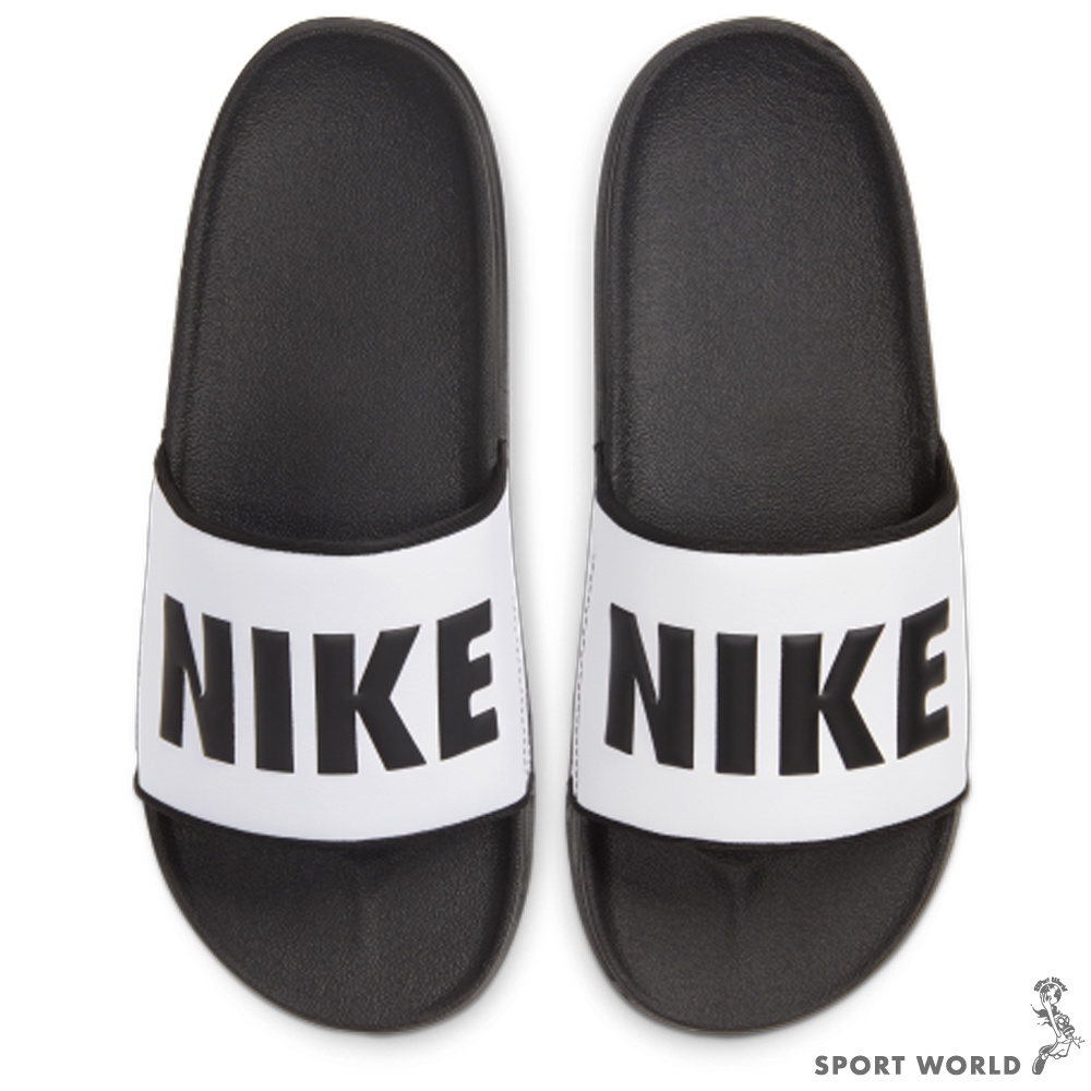 Nike 男 女 拖鞋 海綿 軟底 白黑 DA2545-001