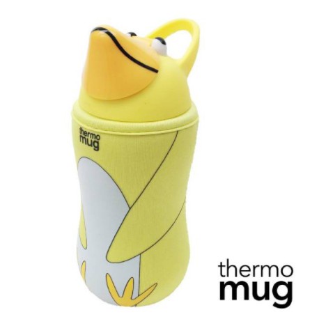 ❤️現貨❤️Thermo Mug 不鏽鋼動物造型水壺 380ml 經典款 黃色小雞 造型可愛水壺 保溫瓶